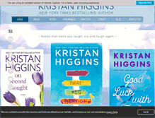 Tablet Screenshot of kristanhiggins.com